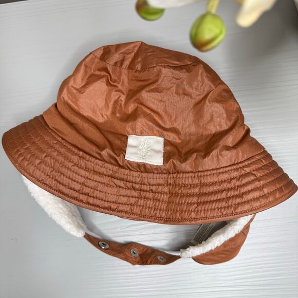 Free People sherpa bucket hat gorpcore reversible main image 8